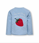 KMGROSALINA QUILTED JACKET OTW - SOFT CHAMBRAY