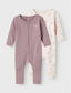 NAME IT - NBFNIGHTSUIT 2P ZIP - PINK BOW