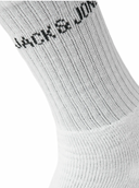 JACREGEN TENNIS SOCK 5-PACK - HVIT