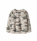 NMMBERTIL LS NREG SWEAT BRU - PUMICE STONE