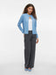VISEHABAT L/S KNIT CARDIGAN - BLISSFUL BLUE