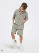 OSJNEW KODYL REG SS SHIRT SWT - VINTAGE KHAKI