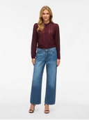 VIPALMA RW WIDE JEANS MEDIUM BLUE DENIM