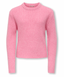 KOGJEANETT LIFE LS RIB O-NECK - SEA PINK