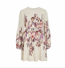 VISOFILA IBI L/S SHORT DRESS - SNOW WHITE
