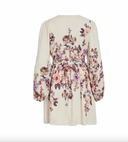VISOFILA IBI L/S SHORT DRESS - SNOW WHITE