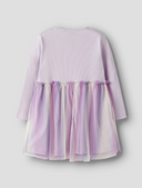 NMFDOTIANA LS DRESS - LAVENDER FOG