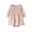 NBFDEMBE LS LOOSE BODY DRESS LIL - PEACH WHIP