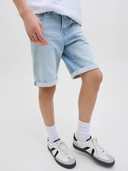 JJIRICK JJICON SHORTS GE 118 I.K. SN JNR - BLUE DENIM