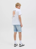 JJIRICK JJICON SHORTS GE 118 I.K. SN JNR - BLUE DENIM