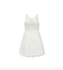 KOGBONDI LIFE STRAP EMB DRESS WVN - CLOUD DANCER