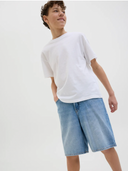 JJITONY JJORIGINAL SHORTS AKM 920 JNR - BLUE DENIM