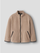NKFBULINA LS NREG TEDDY CARD - GILDED BEIGE