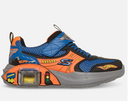 SKECHERS GARAGE BLK/BLU/ORANGE