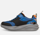 SKECHERS GARAGE BLK/BLU/ORANGE