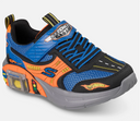SKECHERS GARAGE BLK/BLU/ORANGE