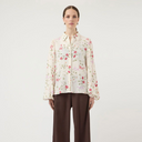 YASASINA LS SHIRT - PRISTINE/BOTALIA