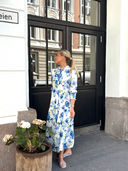 YASASINA LS LONG DRESS S. STAR WHITE/EMULA