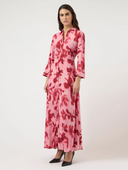 YASSAVANNA LONG SHIRT DRESS S MOONLITE MAUVE/CAMMY