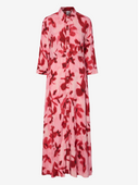 YASSAVANNA LONG SHIRT DRESS S MOONLITE MAUVE/CAMMY