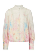YASFLORENCE LS SHIRT - SHOW AB-8 PRISTINE FLORENCE AOP