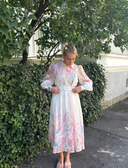 YASFLORENCE LS LONG DRESS. - SHOW FLOENCE AOP