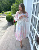 YASFLORENCE LS LONG DRESS. - SHOW FLOENCE AOP