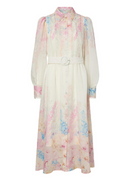 YASFLORENCE LS LONG DRESS. - SHOW FLOENCE AOP