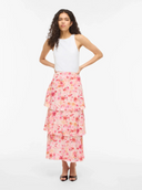 VIASTRA HW FLOUNCE ANKEL SKIRT - SNOW WHITE/ASTRA