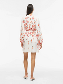 VIELMA BAI O-NECK L/S SHORT DRESS CLOUD DANCER/BAI