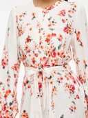 VIELMA BAI O-NECK L/S SHORT DRESS CLOUD DANCER/BAI