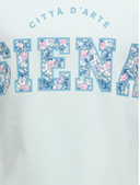 KMGFIE LIFE SS REG PRINTED TEE JRS - WAN BLUE/SIENA