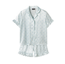 NLFNIGHTY SS SHORTS PYJAMAS SET - ICE MELT