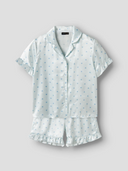 NLFNIGHTY SS SHORTS PYJAMAS SET - ICE MELT