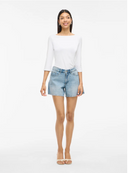 VIJAF RW DENIM SHORTS LIGHT BLUE DENIM