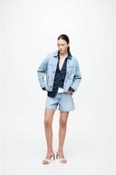 VIJAF RW DENIM SHORTS LIGHT BLUE DENIM