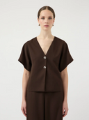 YASRANIA SS BLAZER - EX COFFEE BEAN