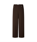 YASRANIA HW STRAIGHT PANTS - EX COFFEE BEAN