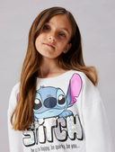 NKFFORDI STITCH NREG SWEAT BRU WDI BRIGHT WHITE
