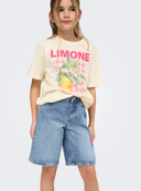 KOGSONNY HW WIDE DNM SHORTS LIGHT BLUE DENIM