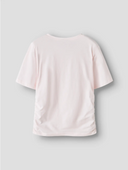 NLFNOVEGAT SS SHORT  S TOP - PINK MARSHMALLOW