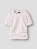 NLFNOVEGAT SS SHORT  S TOP - PINK MARSHMALLOW
