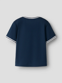 NMMMARGO PAW SS NREG POLY TOP - NAVY BLAZER