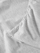 NLFNOVEGAT SS SHORT S TOP - LIGHT GREY MELANGE