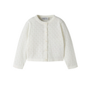 NMFDESINA LS SHORT KNIT CARD MINI - CLOUD DANCER
