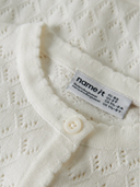 NMFDESINA LS SHORT KNIT CARD MINI - CLOUD DANCER