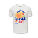 KOGBOLETTE LIFE SS TOP JRS CLOUD DANCER/ORANGE VIB