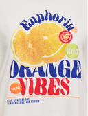 KOGBOLETTE LIFE SS TOP JRS CLOUD DANCER/ORANGE VIB
