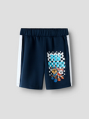 NMMMARGO PAW LONG NREG POLY SHORTS - NAVY BLAZER