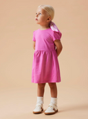 NMFVIVIA SS DRESS - STRAWBERRY MOON